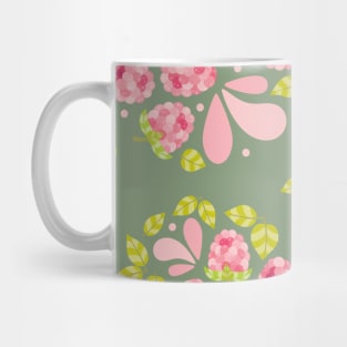 Raspberry Boom Seamless Surface Pattern Design Mug